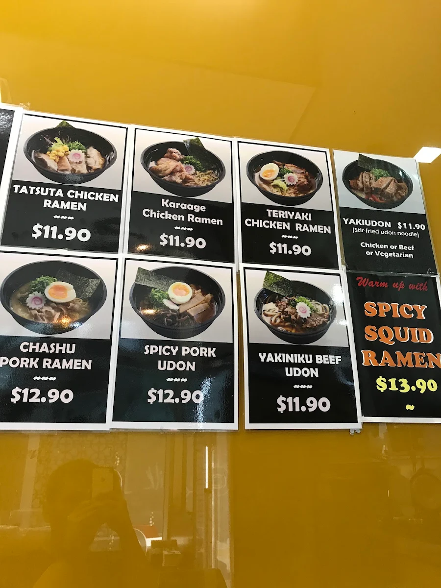 Menu, Hikaru Sushi and Japanese Food