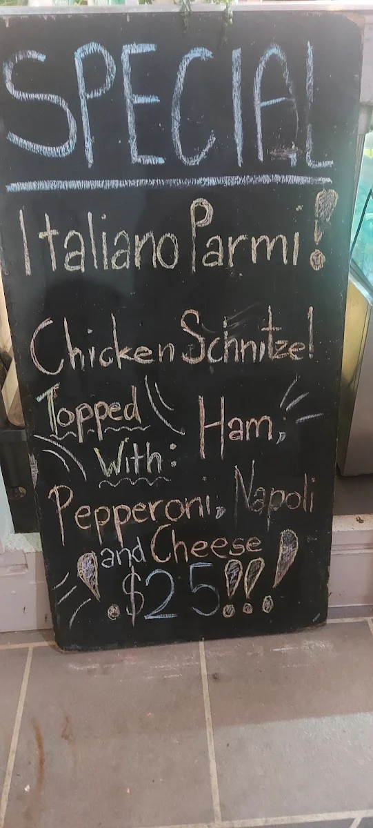 Menu, Centenary Hotel