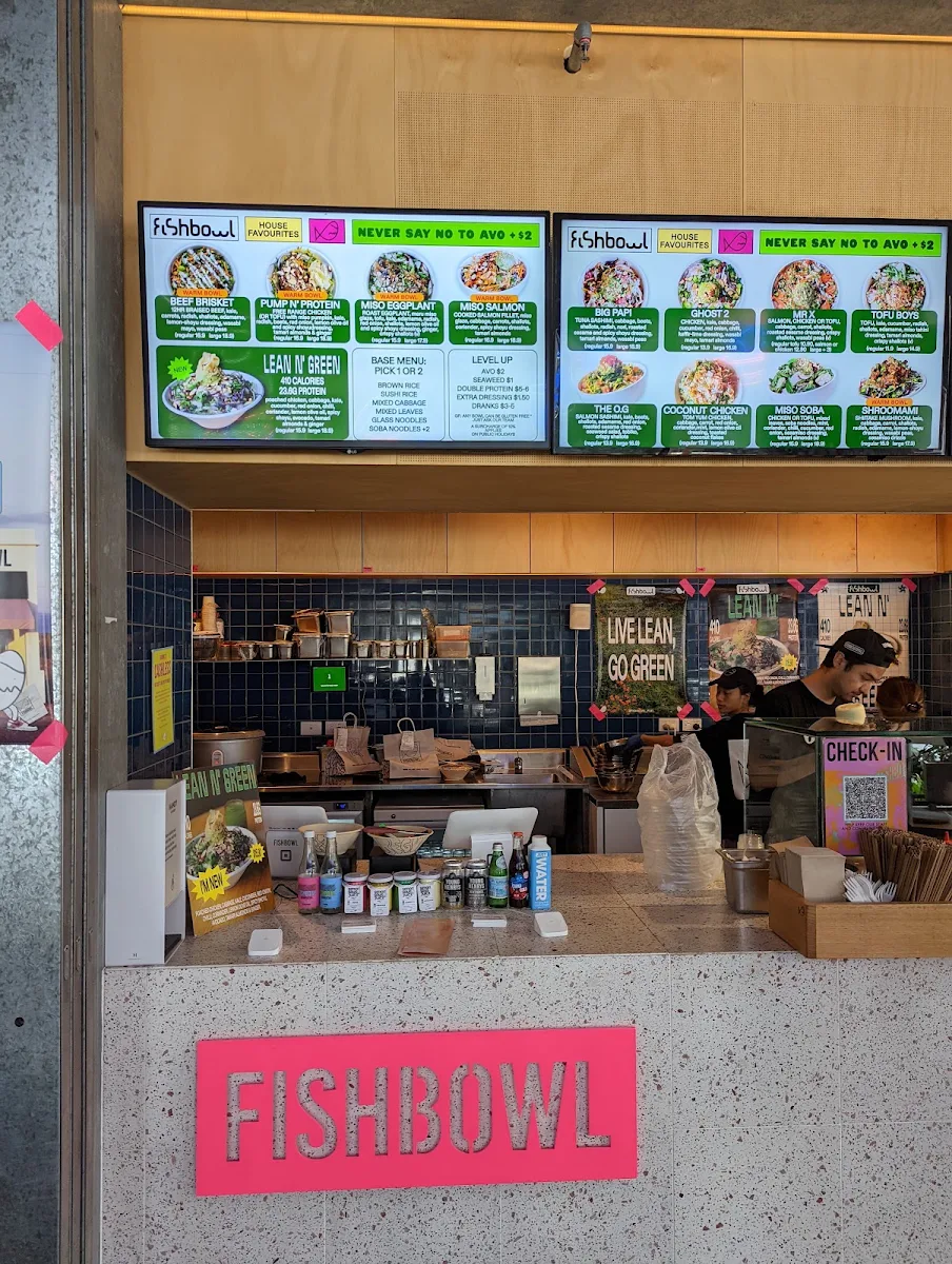 Menu, FISHBOWL - The Darling Exchange