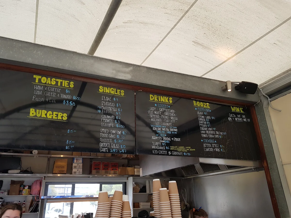 Menu, Sole Waterfront Cafe