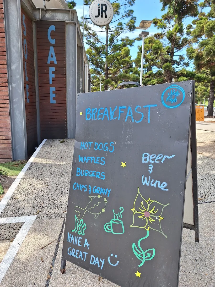 Menu, Sole Waterfront Cafe
