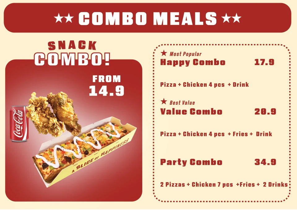 Menu, Pizza 25 Mount Druitt