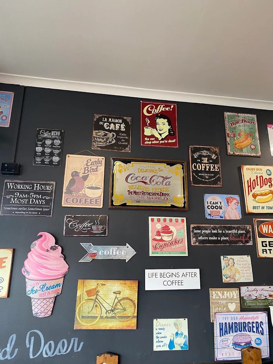 Menu, Red Door Cafe