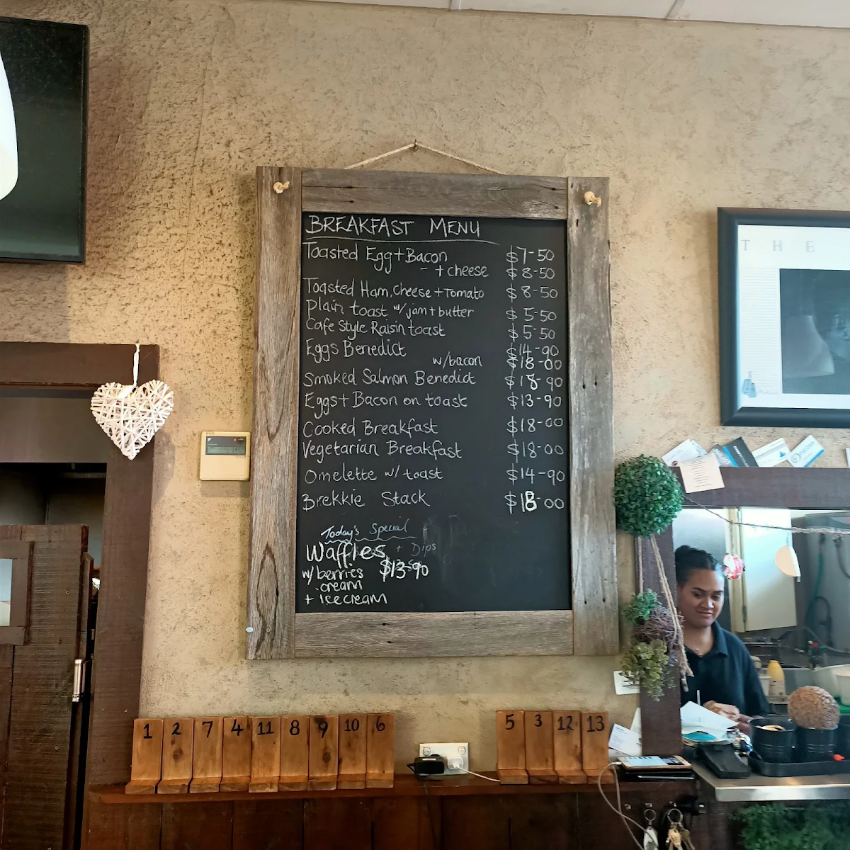 Menu, Joe's Mochapot Cafe