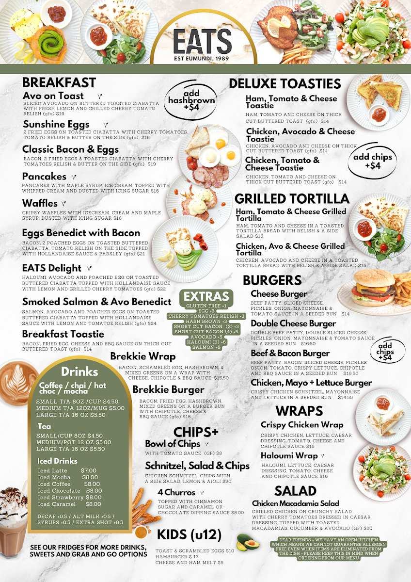Menu, Empowering All Through Support