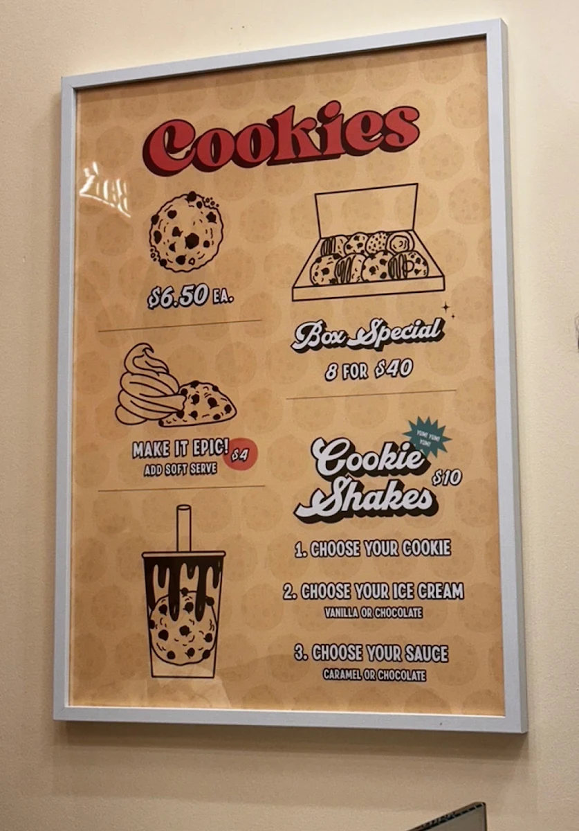 Menu, The Confectionist - CBD