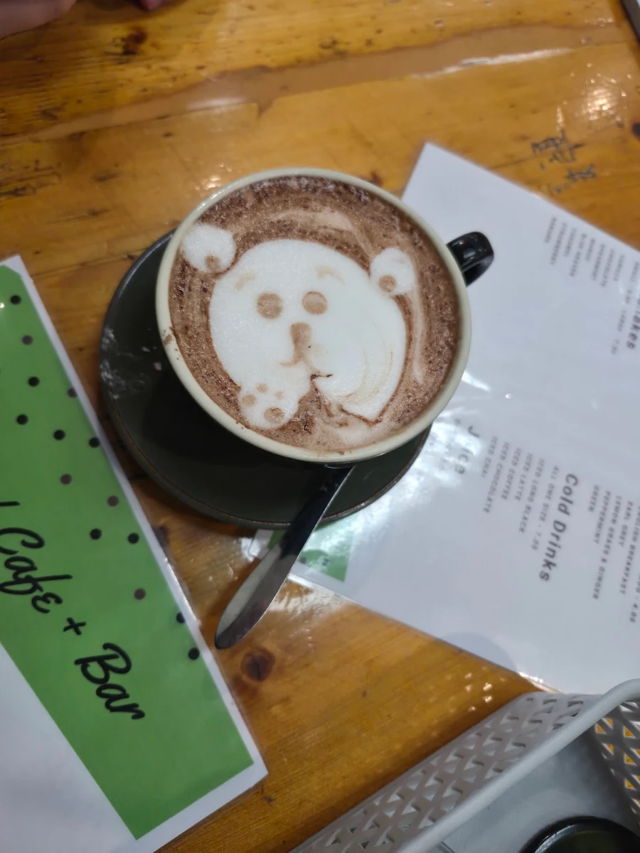 Menu, Green Leaf cafe & Bar