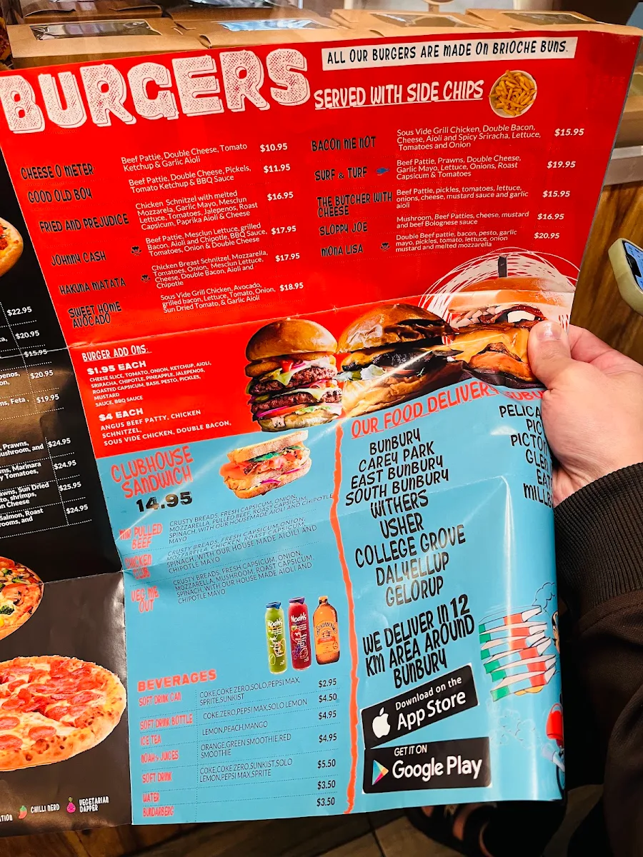 Menu, Mondo Pasta