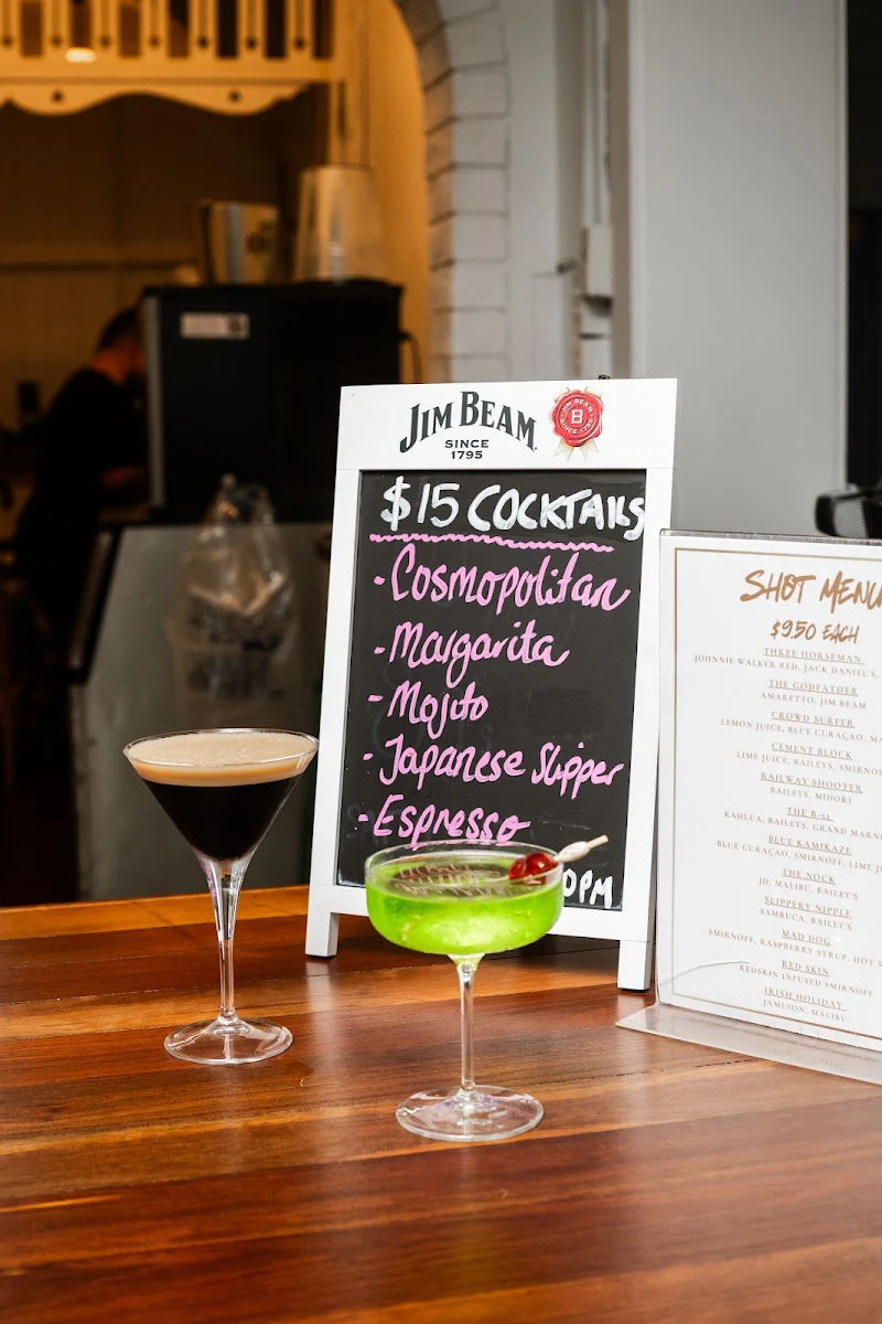 Menu, Railway Hotel Cessnock