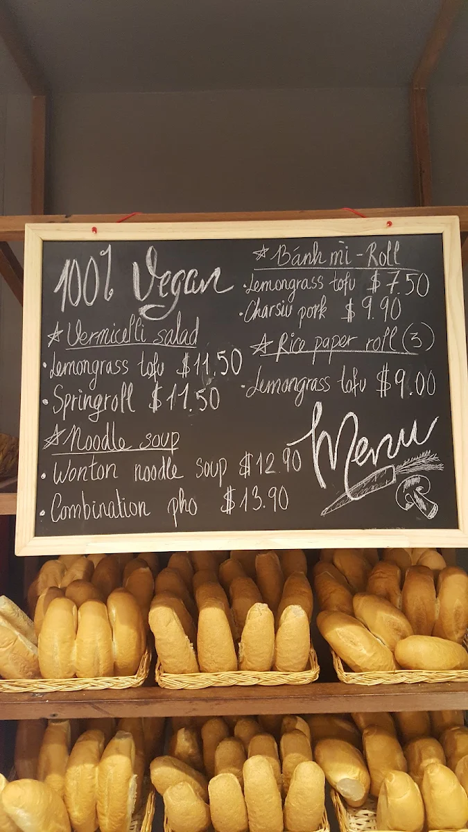 Menu, Saigon Senses Wollongong