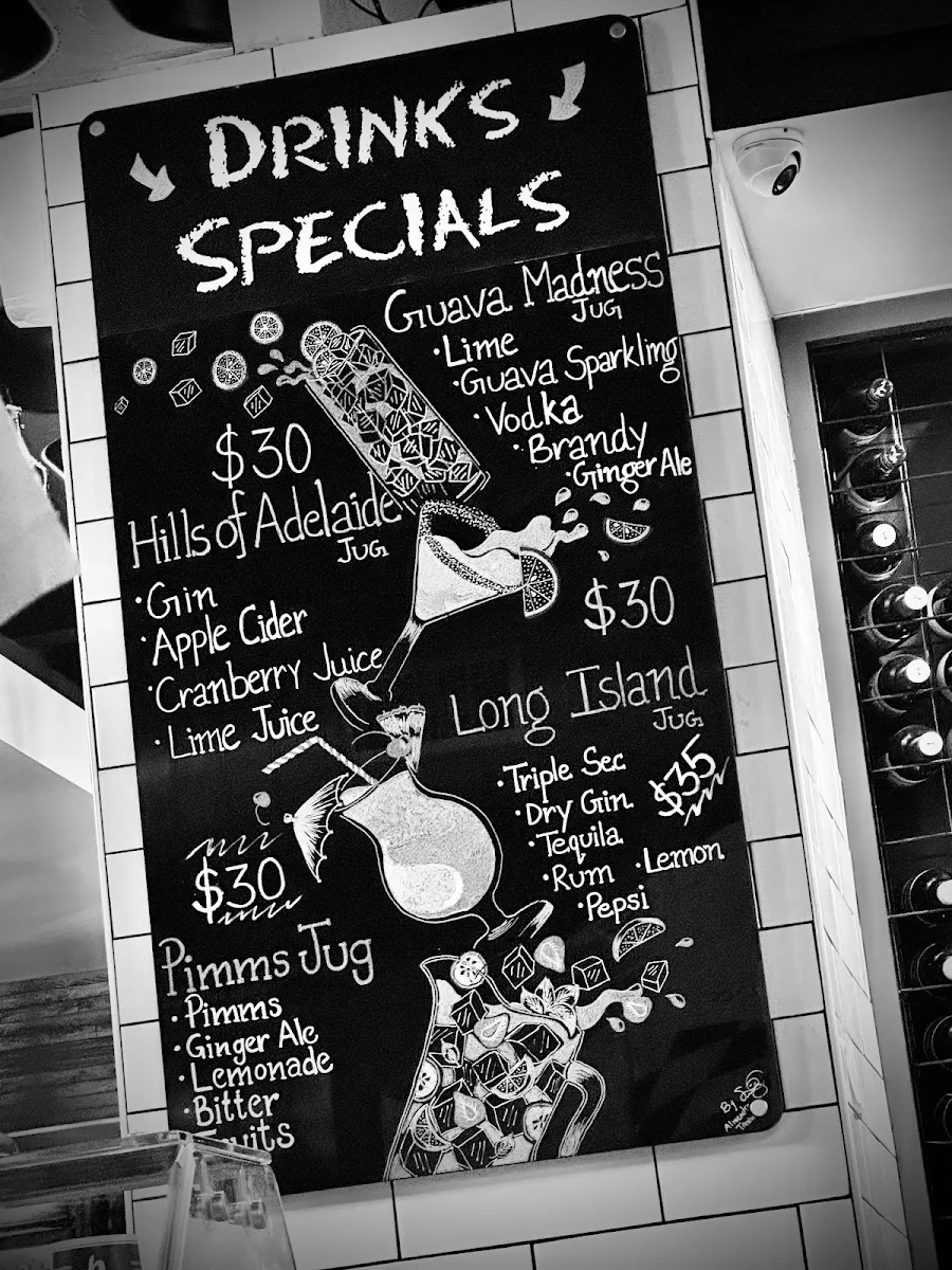 Menu, Schnithouse Rundle St