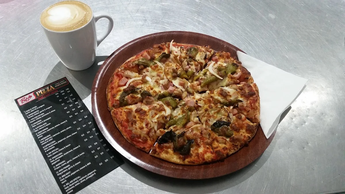Menu, Bel Air Pizza