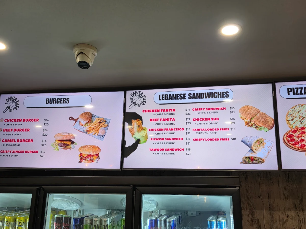 Menu, Fahita Pizza