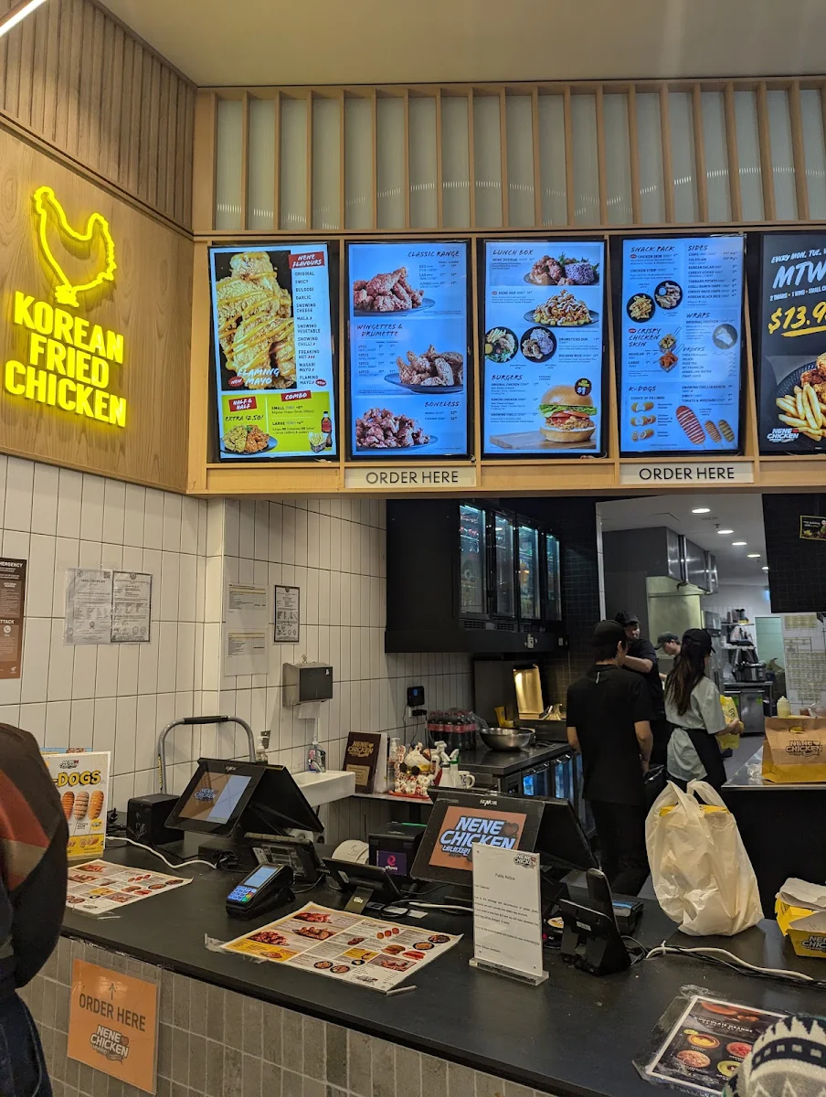 Menu, NeNe Chicken