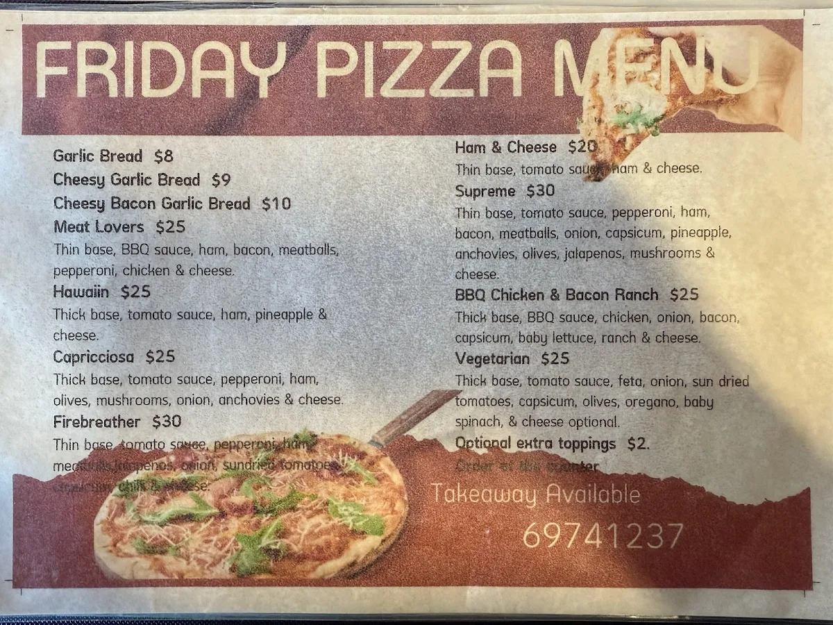 Menu, Mirrool Hotel