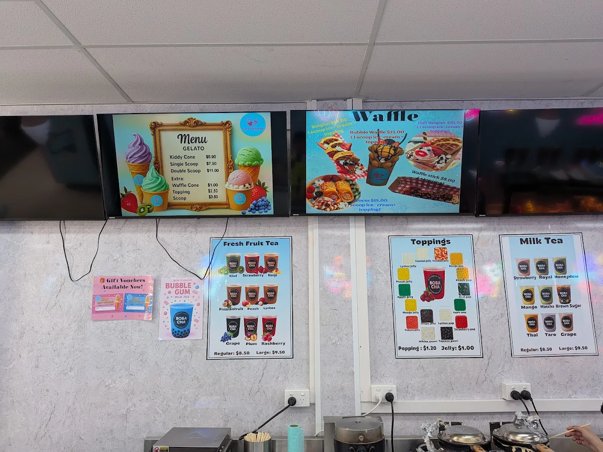 Menu, City Dessert