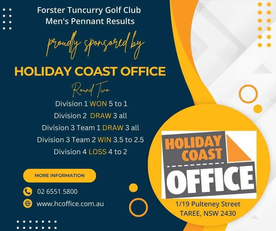 Menu, Forster Tuncurry Golf Club