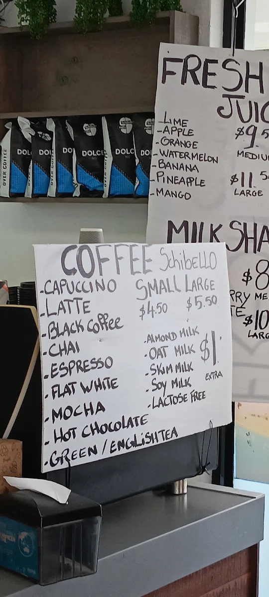 Menu, Seafood Lovers Cafe