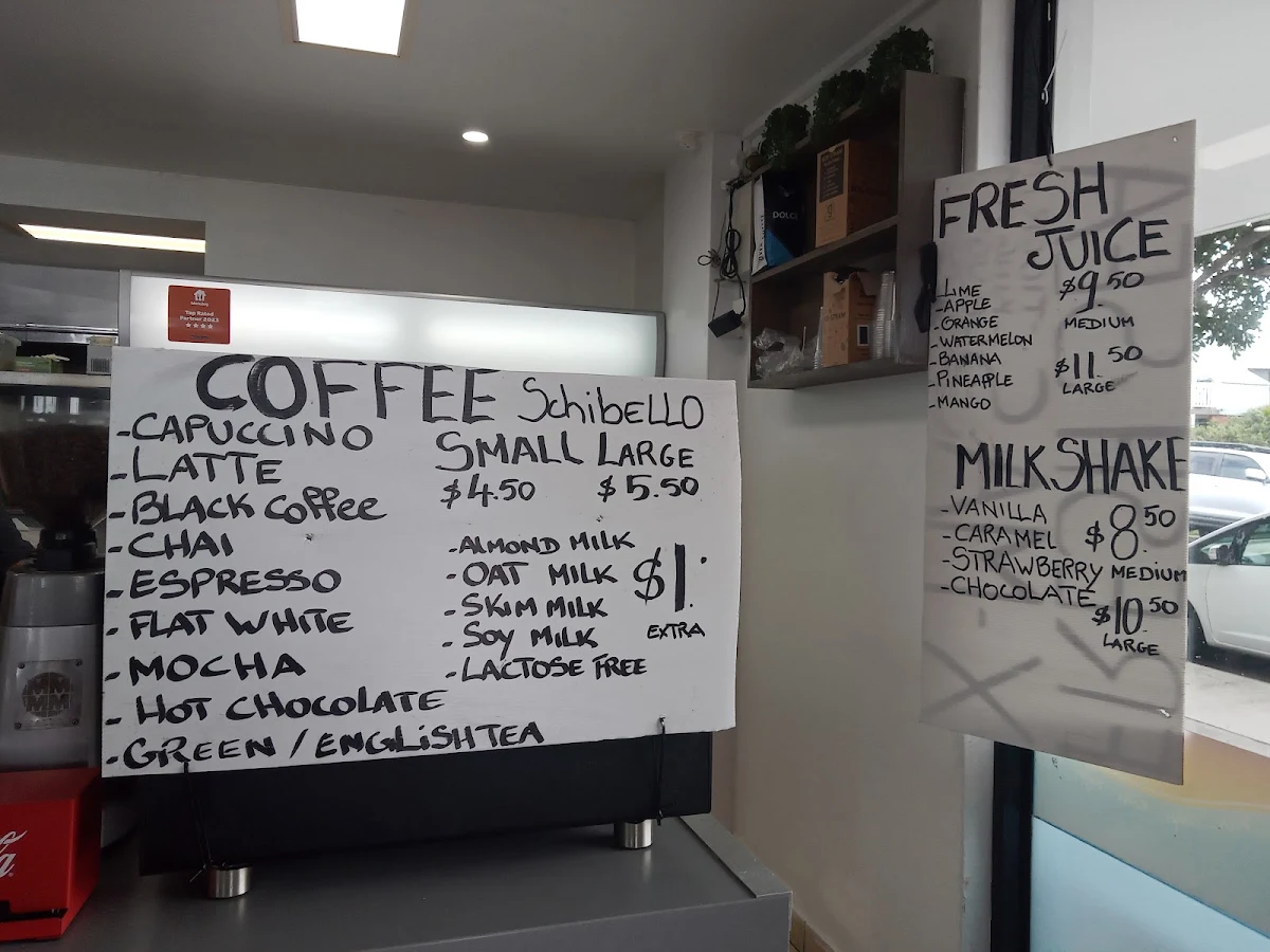 Menu, Seafood Lovers Cafe