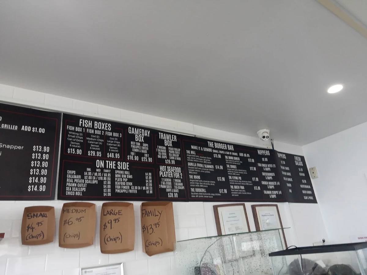 Menu, Seafood Lovers Cafe