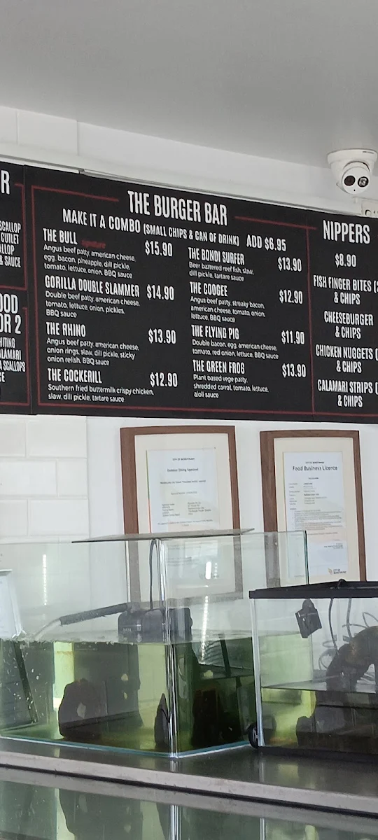 Menu, Seafood Lovers Cafe