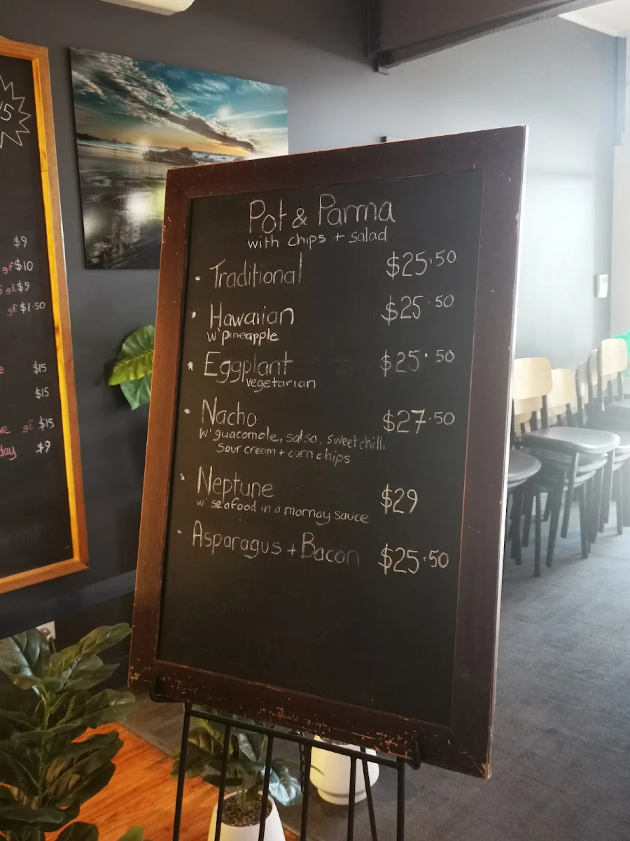 Menu, Mallacoota Bistro hotel