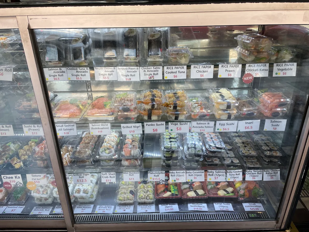 Menu, Rozelle Sushi