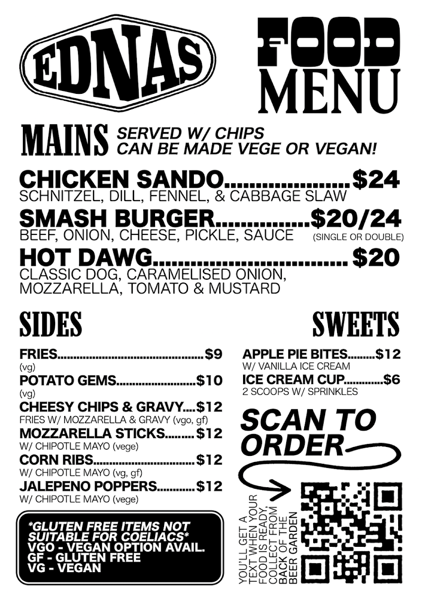 Menu, Rebel Rebel
