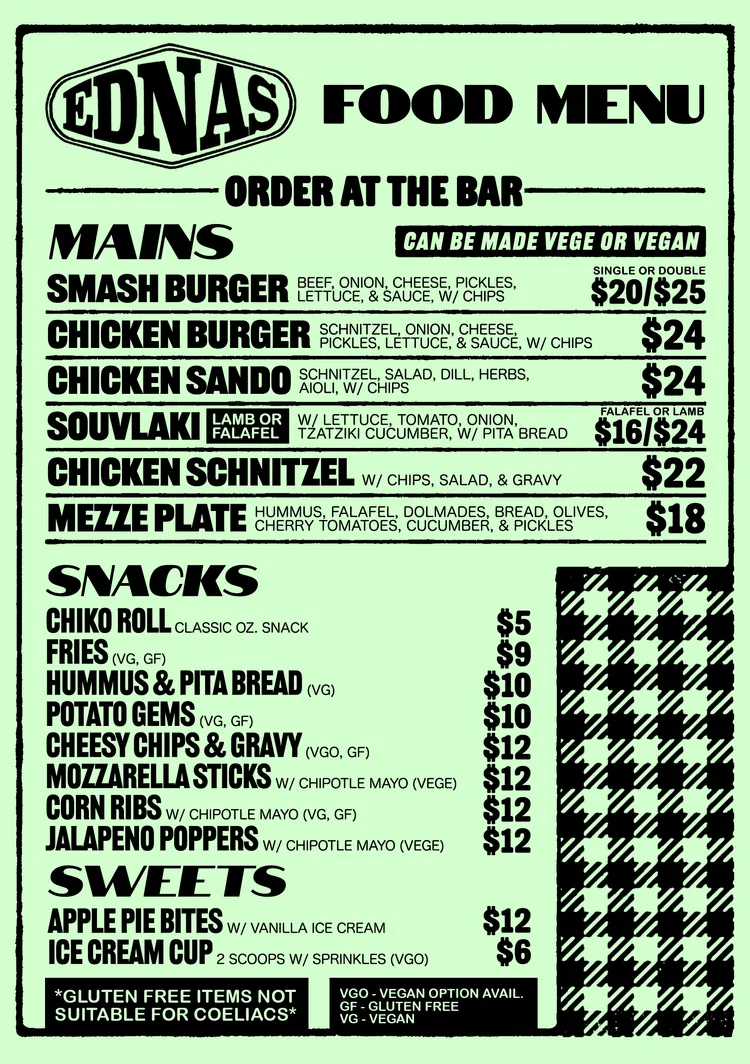 Menu, Rebel Rebel