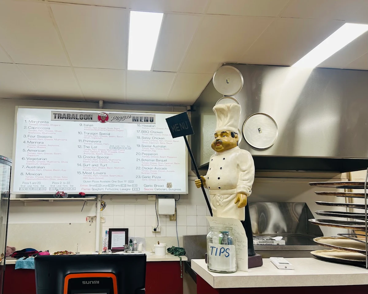 Menu, Traralgon Pizza