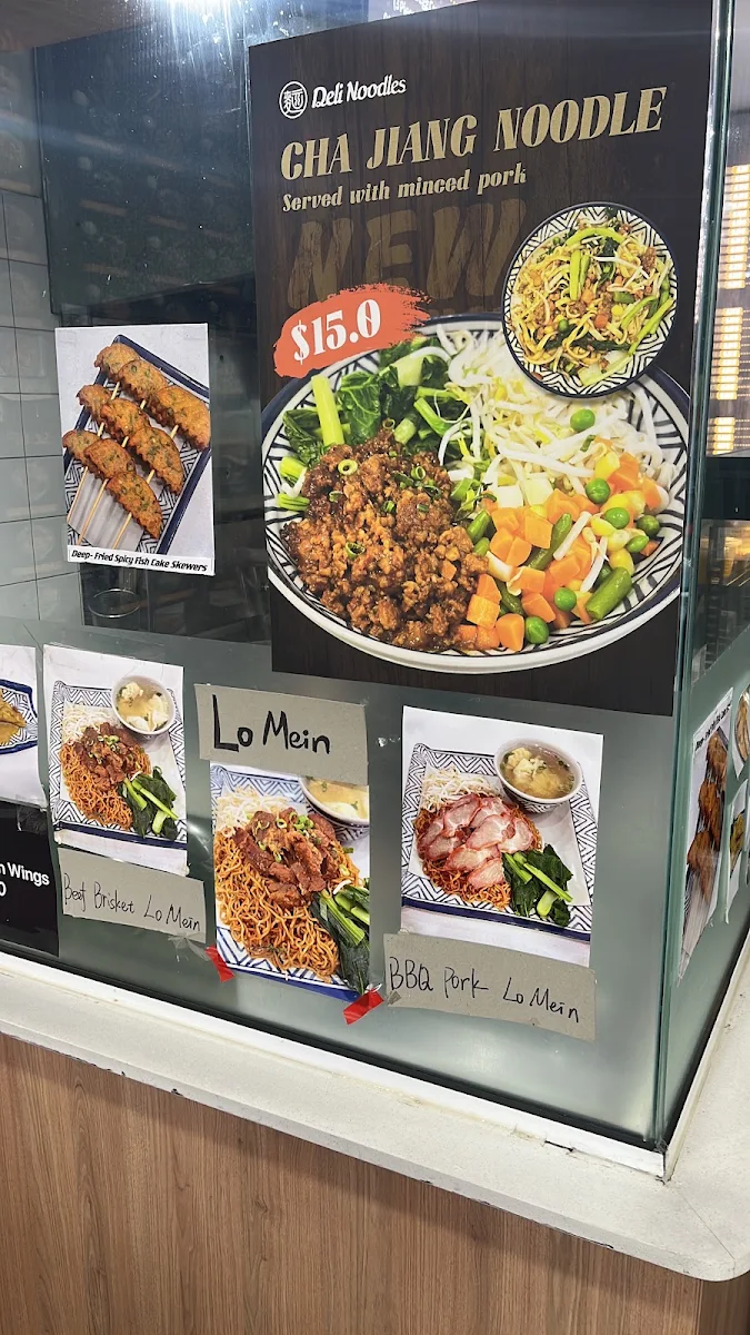 Menu, Deli Noodles