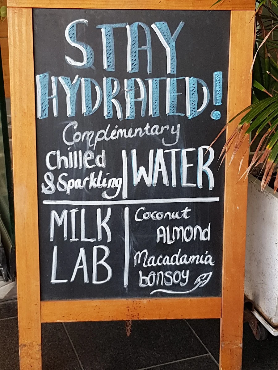 Menu, ESPL Coffee Brewers
