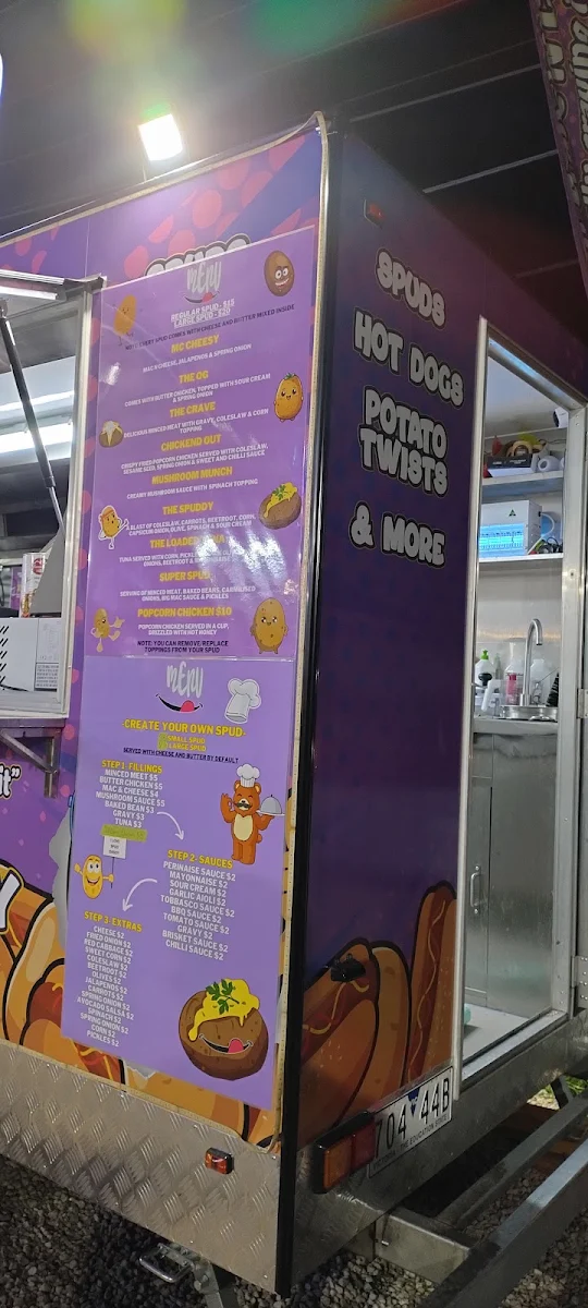 Menu, Spud Daddy Campbellfield