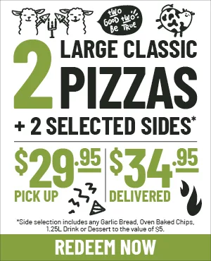 Menu, Crust Pizza Mount Lawley