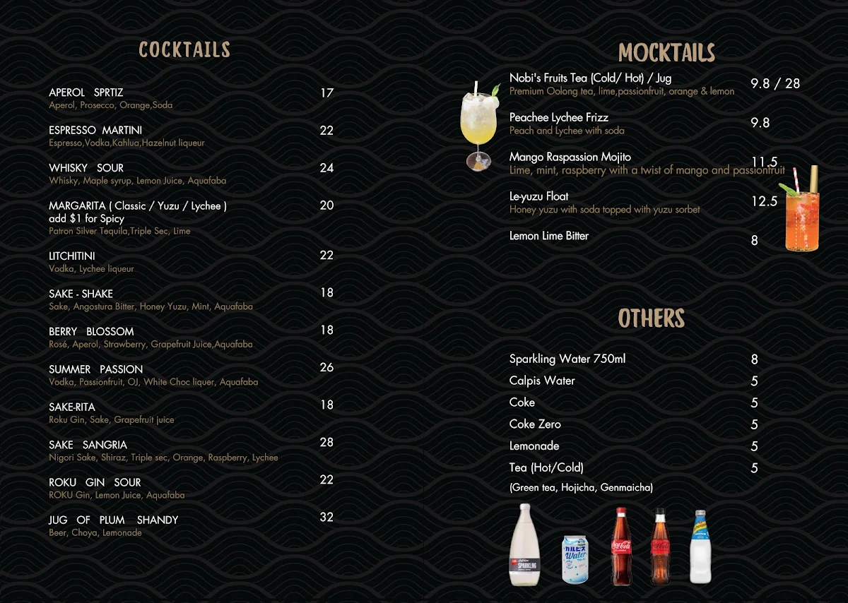 Menu, Nobi Yakiniku