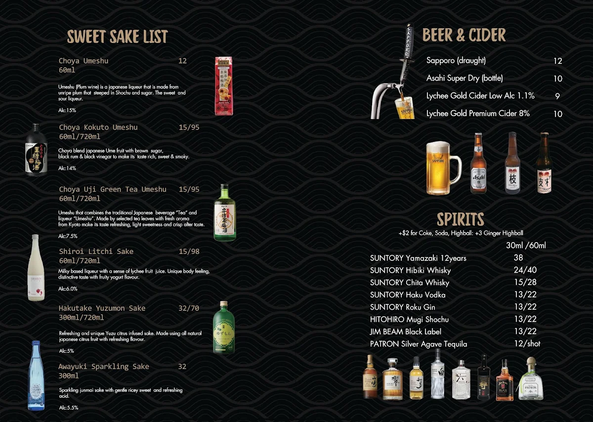 Menu, Nobi Yakiniku