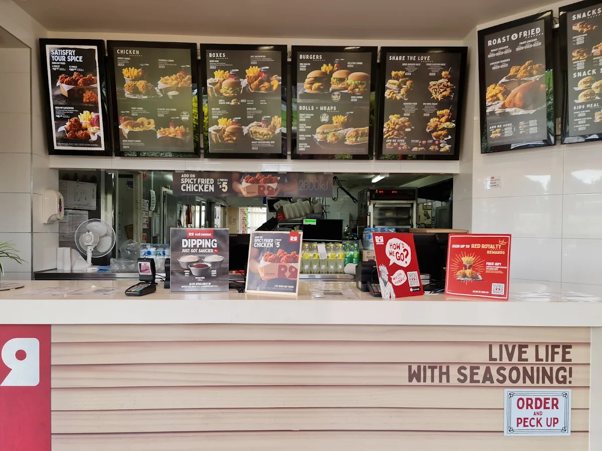 Menu, Red Rooster Ringwood