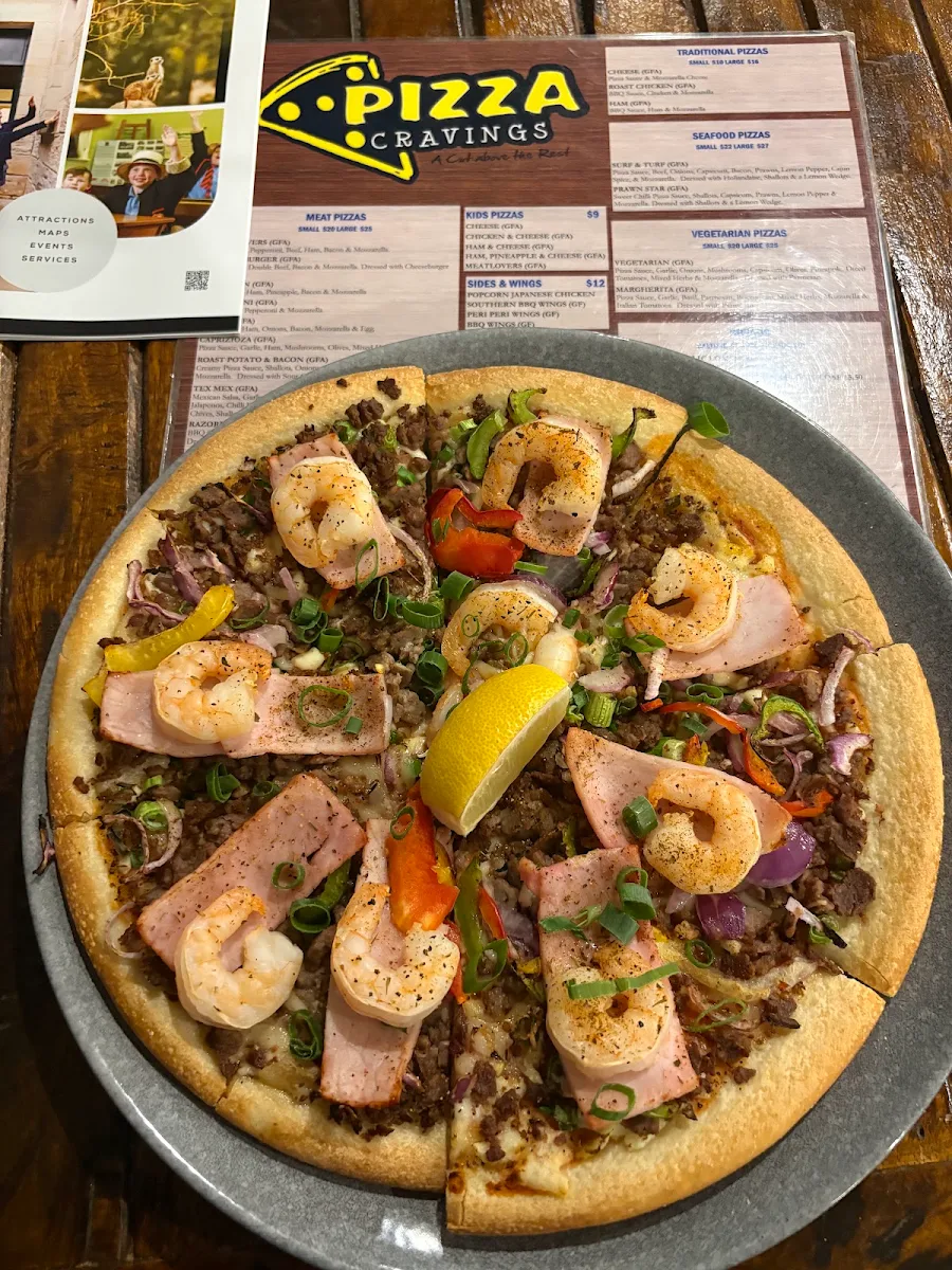 Menu, Pizza Cravings Dubbo