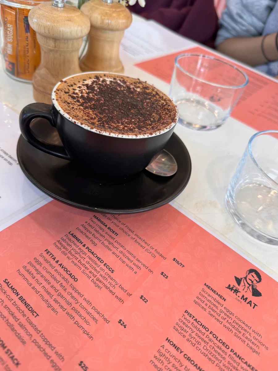 Menu, Miss mat
