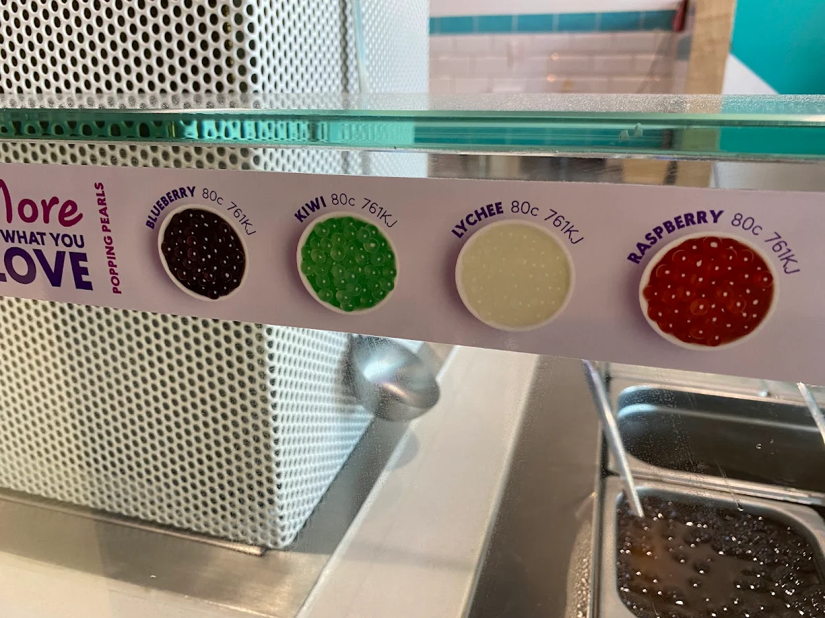 Menu, Chatime North Adelaide
