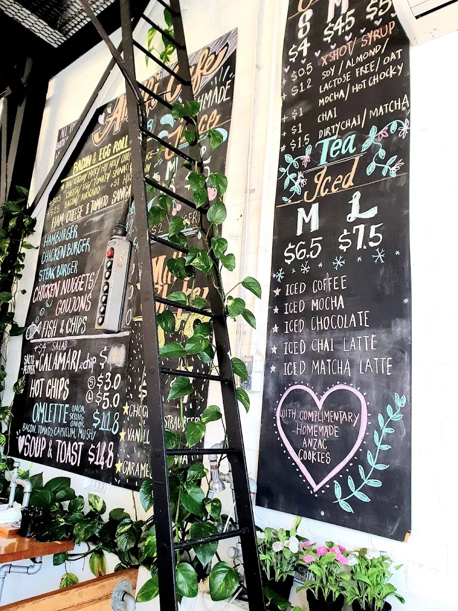 Menu, Amalfi Cafe and Coffee
