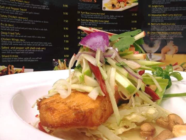 Menu, Yumm Thai co co Wallsend
