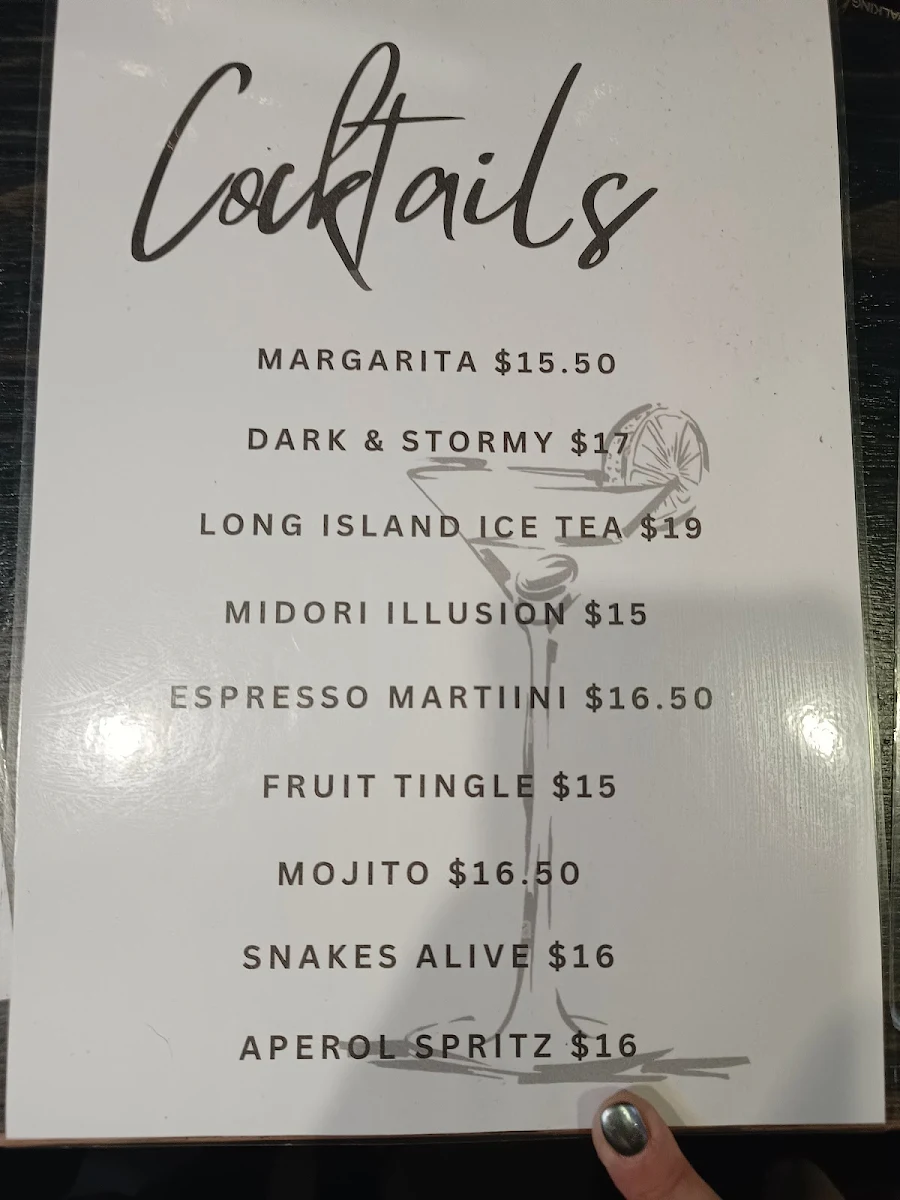 Menu, Carlyle Hotel