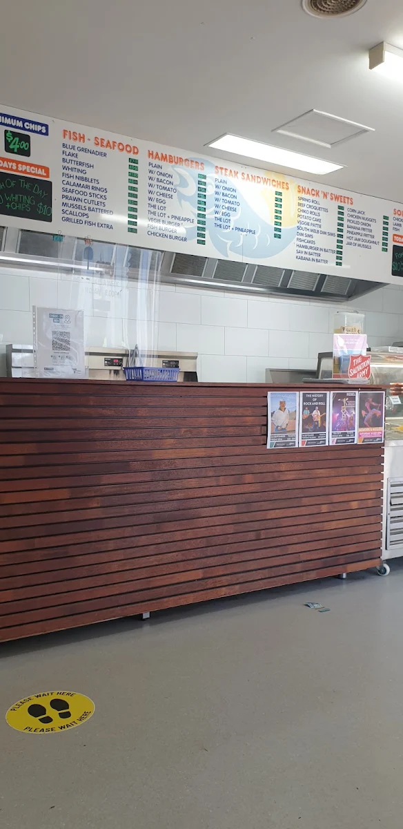 Menu, Jetty Rd Fish & Chips
