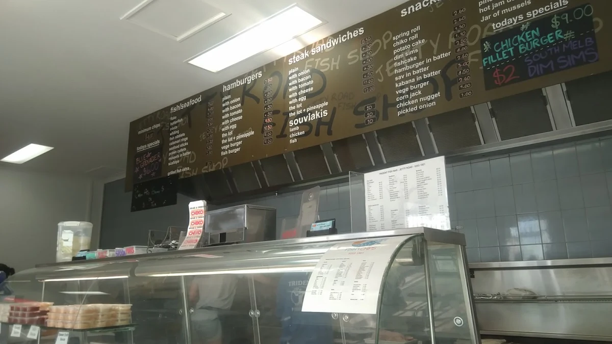 Menu, Jetty Rd Fish & Chips