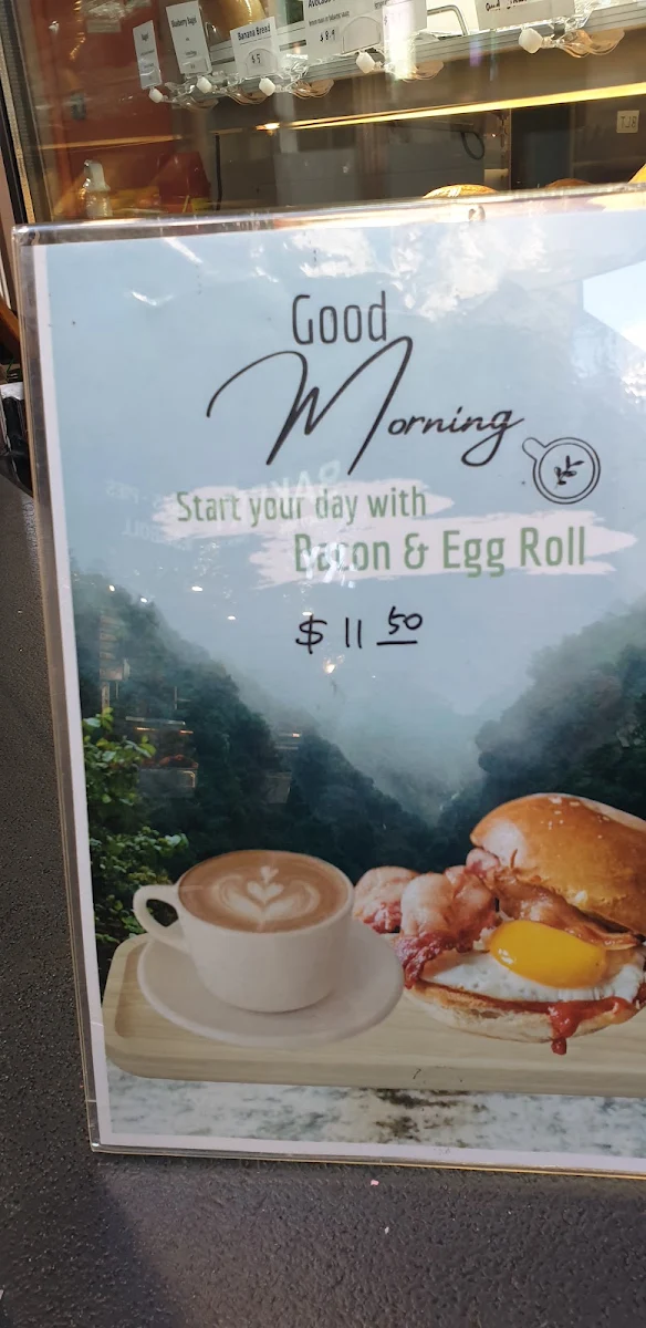 Menu, Cafe Forest