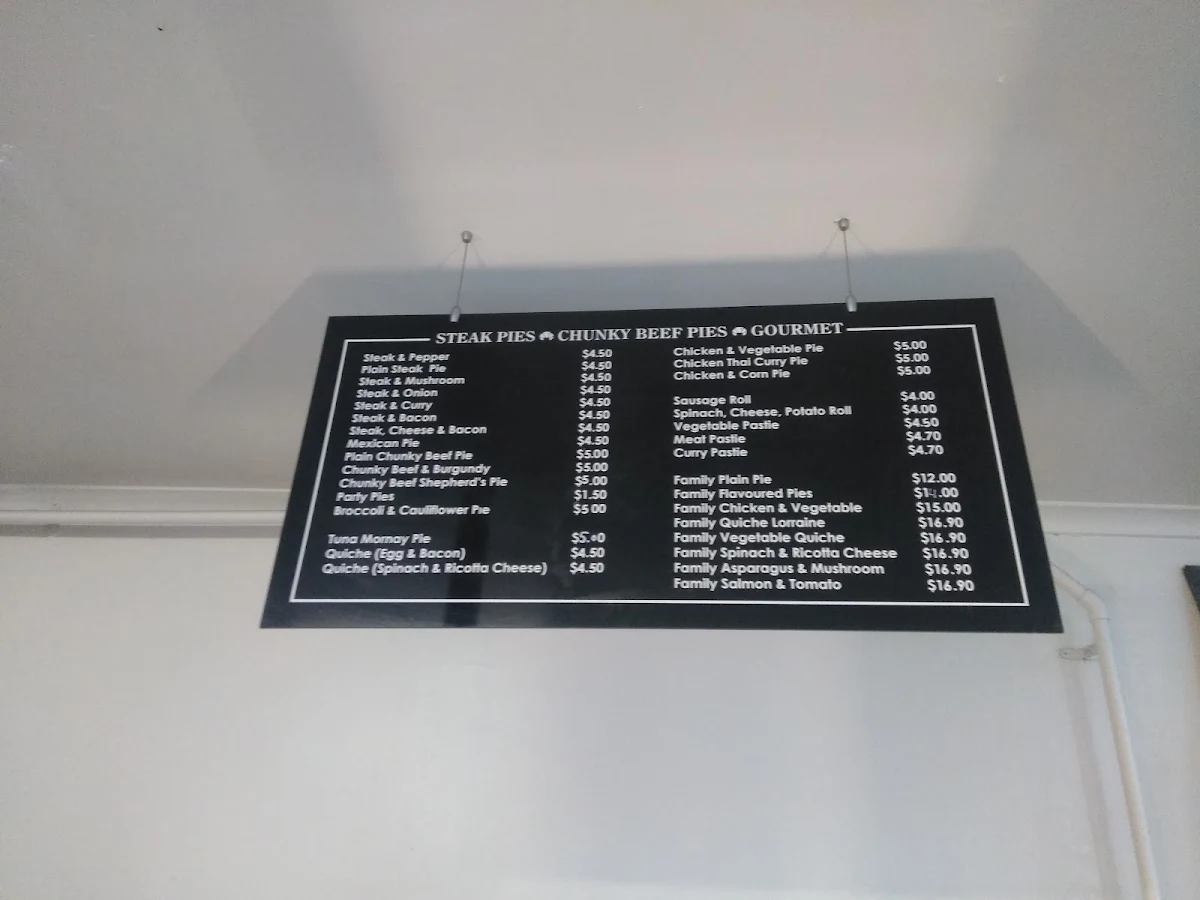 Menu, Baked By The Bay