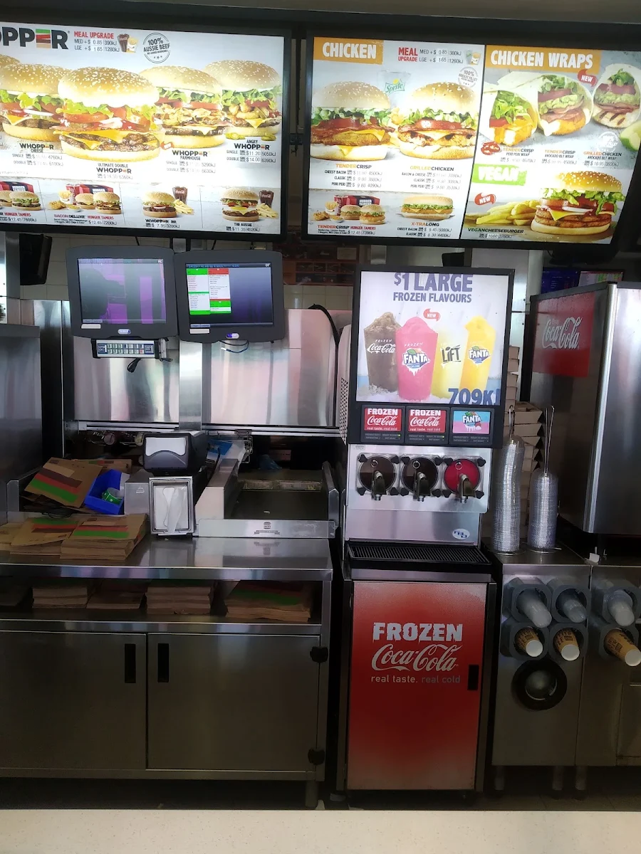 Menu, Hungry Jack's Burgers Tarneit