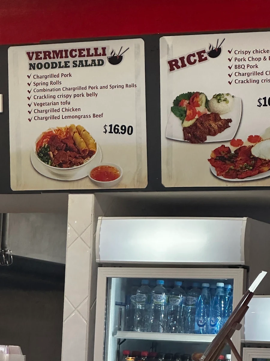 Menu, Wow Banh Mi Stafford