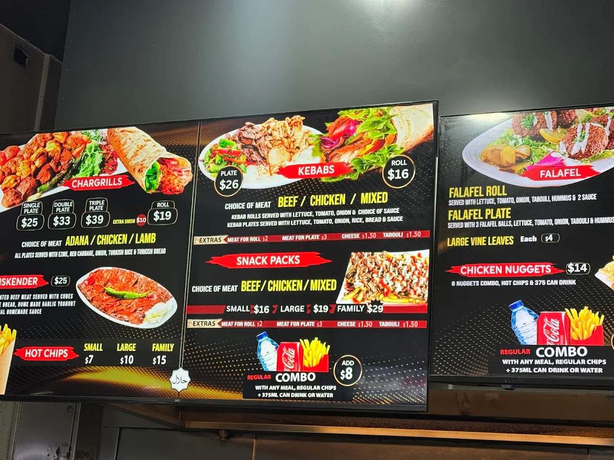 Menu, Sofram Adana